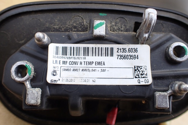 фото №12, Fiat 500x дзеркало праві 9 pin європа 2014- 735603594