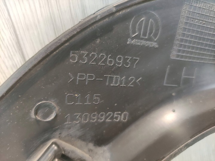 фото №7, Jeep compass ii 2 накладка планка крила лівий зад 53226937