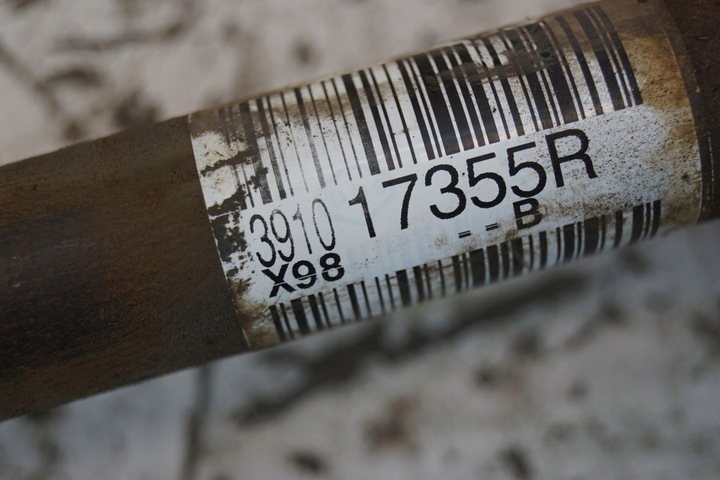 фото №9, Полуось левый перед renault clio iv 0.9 tce 391017355r