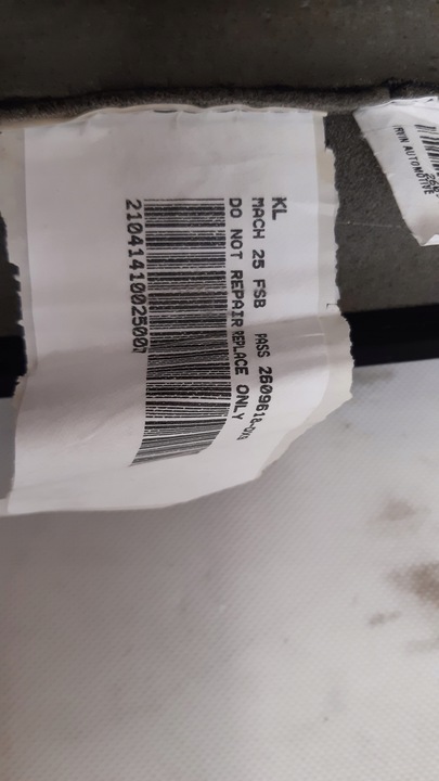 фото №11, Jeep cherokee kl оббивка спинка сидіння праві перед