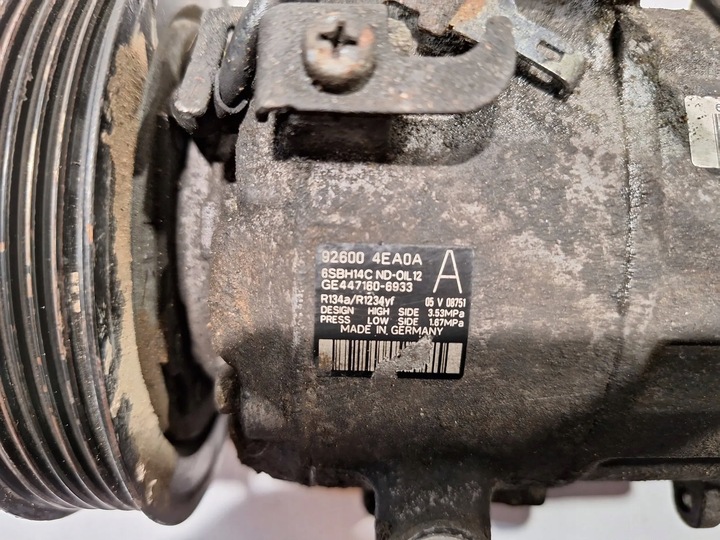 фото №6, Компресор кондиціонера 926004ea0a renault kadjar 1.5dci