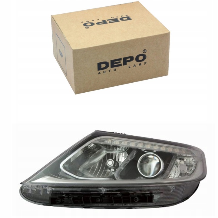 фото №1, Фара лампа левая do kia sorento ii xm 2009-2016