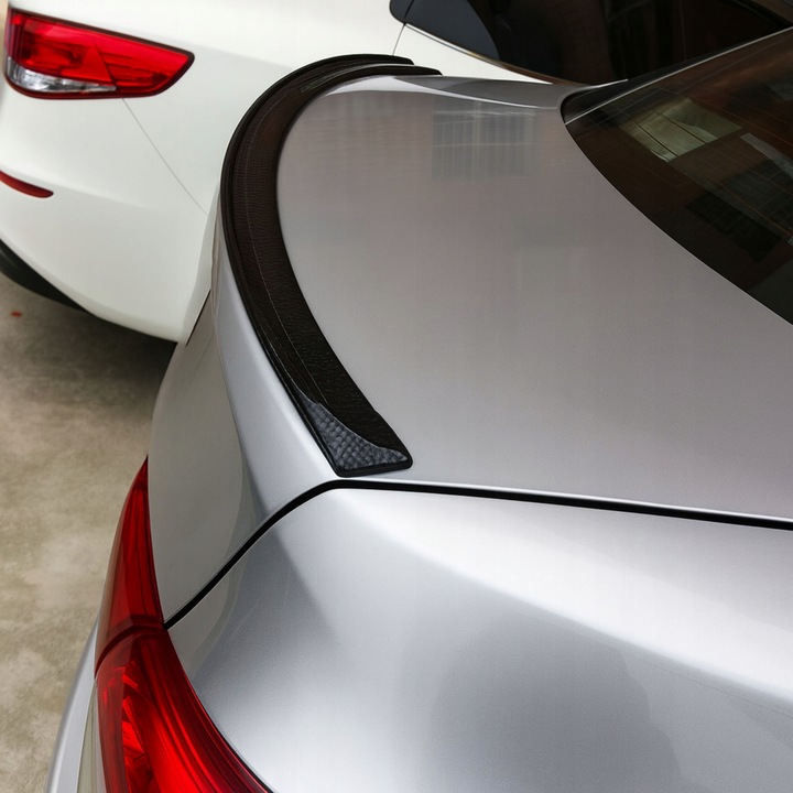 фото №11, Спойлер универсальный спойлер задней крышки багажника накладка карбон 150 cm