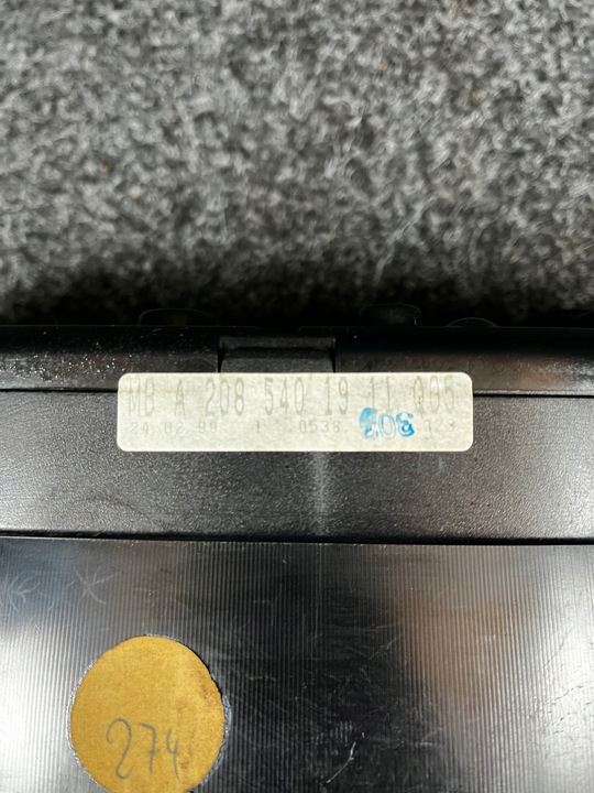 фото №9, Спидометр приборы mercedes w208 clk a2085401911