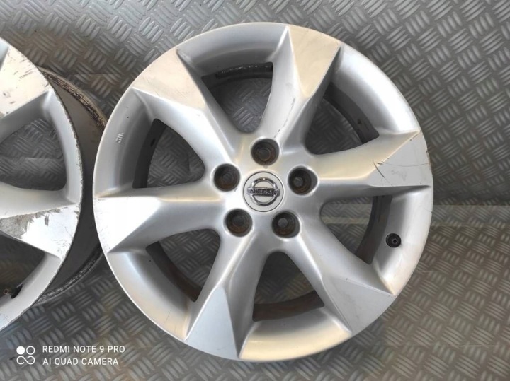 фото №11, Nissan qashqai j10 juke f15 pulsar c13 диски алюмінієвий 17'' 5x114.3 et39