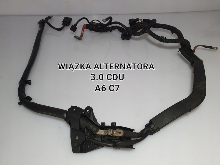 фото №11, Audi a6 c7 3.0tdi cduc 2012r. кабель джгут генератора 4g1971228at оригінал