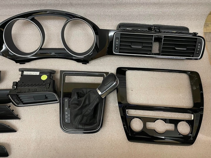 фото №9, Vw jetta 5c dekor рамка консоли pianio łuska