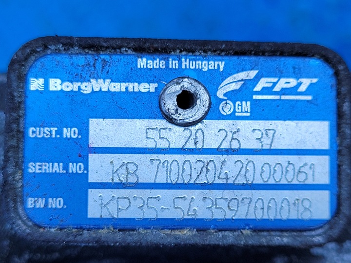 фото №7, Запчастини | corsa d meriva a турбіна turbo 1.3 cdti z13dtj 55202637