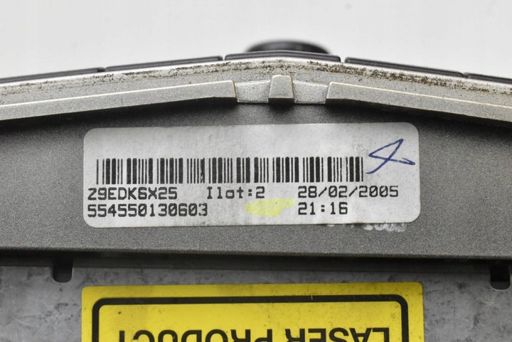 фото №7, Радіо радіопрогравач cd навігація телефон 96563012ef peugeot 607 1 i рестайлінг 04-08