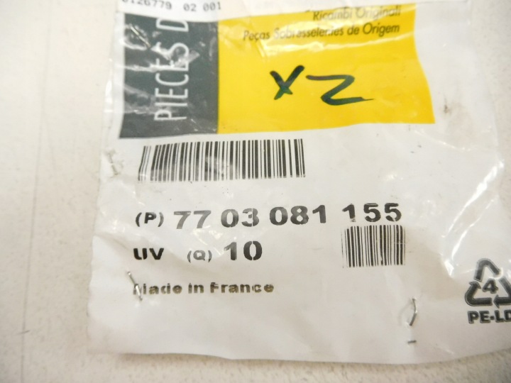 фото №9, Кліпса шланг клімат. renault kangoo 7703081155 x1