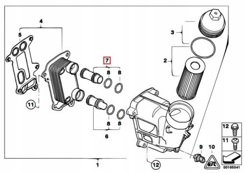 фото №6, Bmw (oem) трубка подачи масла n47 bmw e60 e90 11427802117