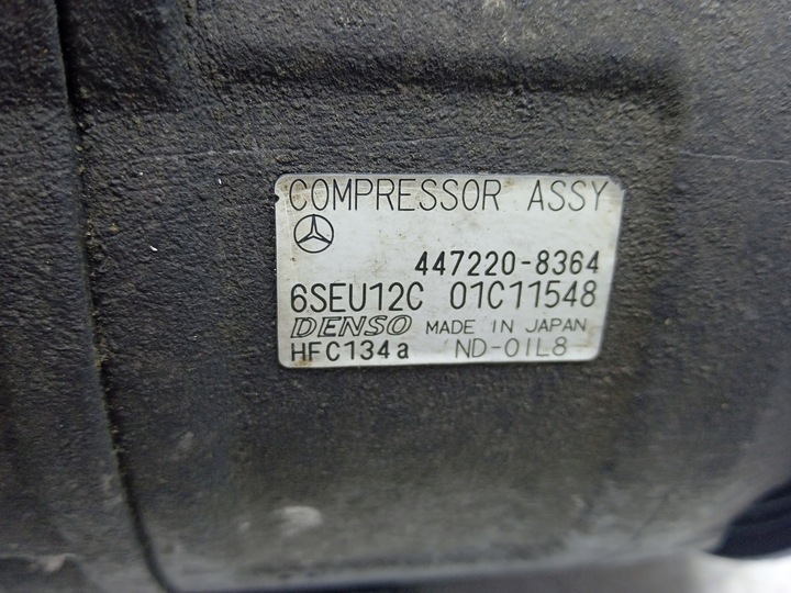 фото №10, Mercedes a-klasa w168 a170 1.7 cdi насос компресор кондиціонера 447220-8364
