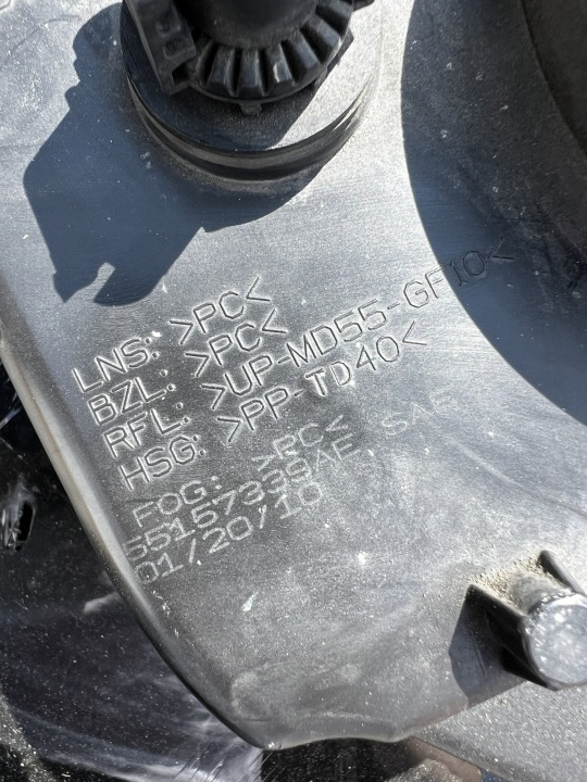 фото №9, Jeep liberty kk 07-12 лампи перед ліва права usa oem 55157339ae 55157340ae