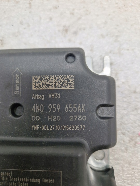 фото №3, Модуль датчик подушка безопасности audi a6 a7 q8 4n0959655ak