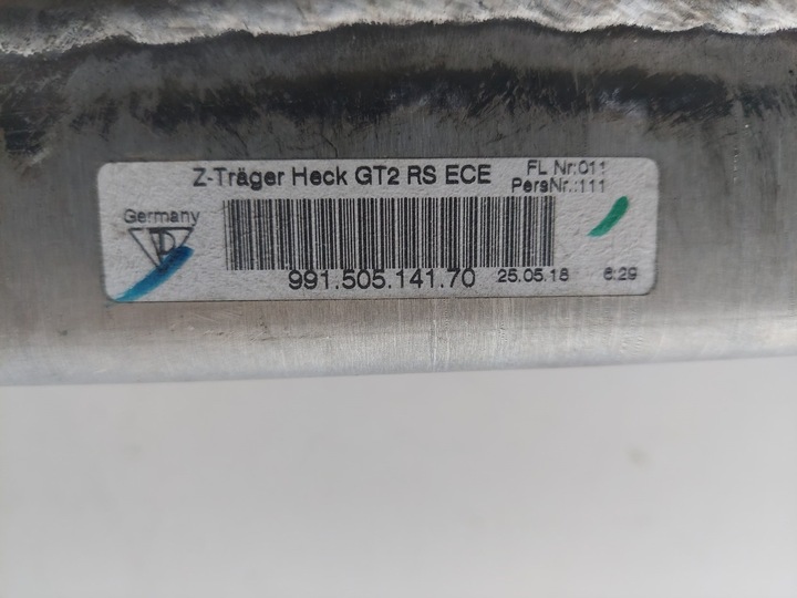 фото №8, Porsche 911 gt2 rs балка бампера зад задняя