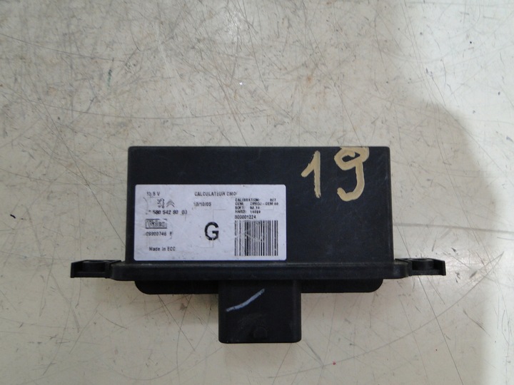 фото №1, Citroen c4 c5 блок управления света 9658054280