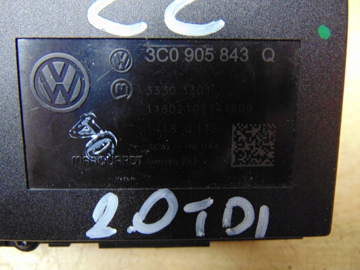 фото №5, Замок запалювання ключ vw passat cc 3c0905843q європа
