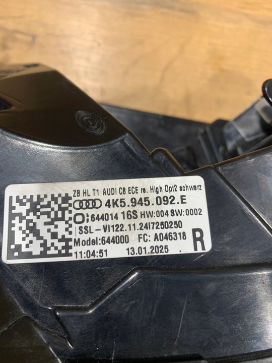 фото №7, Audi a6 c8 универсал matrix лампа правая задняя правые зад 4k5945092e европа