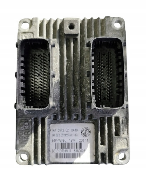 фото №1, Блок управления двигателя fiat linea 1.4 iaw5sf2.c2 51896761 программирование