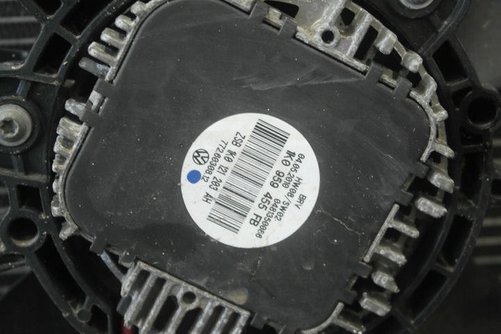 фото №9, Audi a3 8p golf vi 08-13 1.6 tdi радиатор интеркулер вентилятор комплект