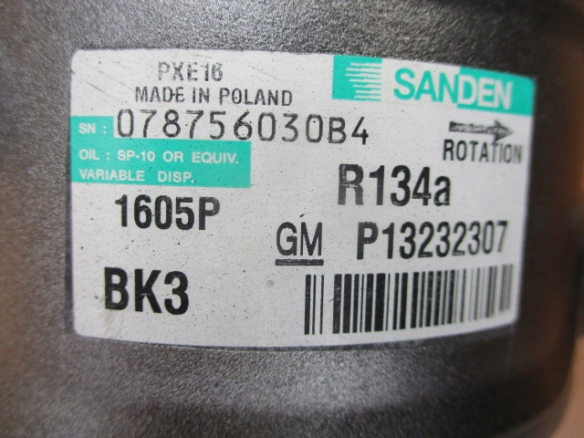 фото №6, Opel insignia 2.0 cdti компресор кондиціонера p 13232307 bk3