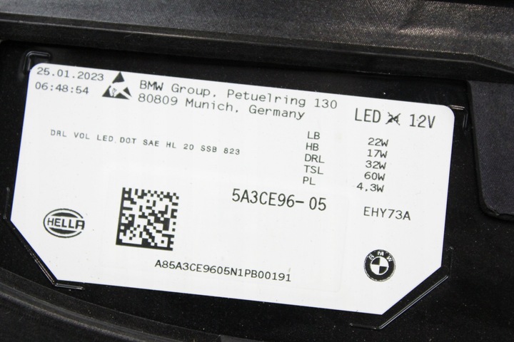 фото №10, Лампы передние комплектные полный led usa bmw ix i20