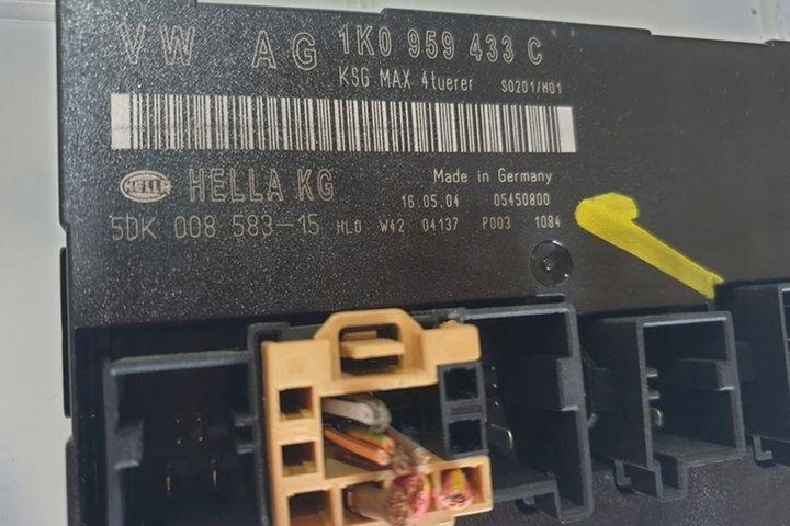 фото №1, Модуль комфорту seat altea 5p1 1k0959433c 1.9l дизель 77kw 2006