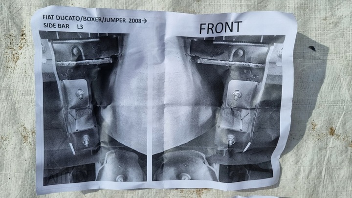 фото №13, Fiat ducato jumper boxer 08- l3 315cm градуси обладнання трубами нове комплект