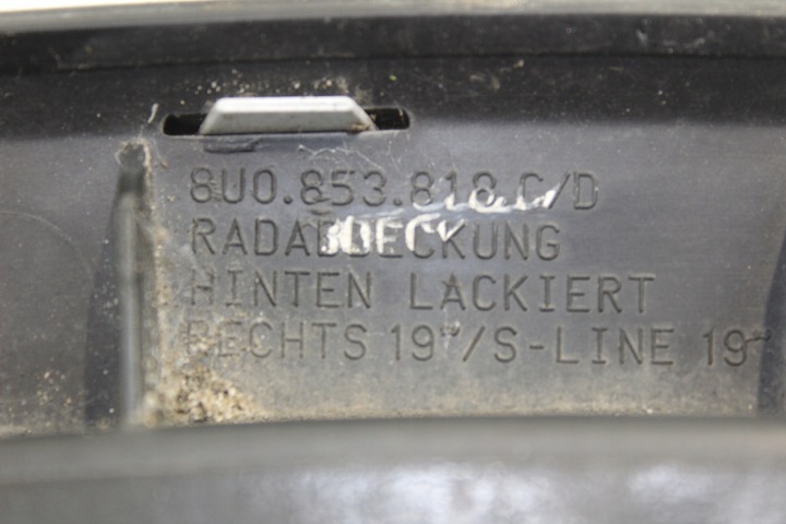 фото №6, Молдинг na крыло правое зад audi q3 8u0 8u0853818c