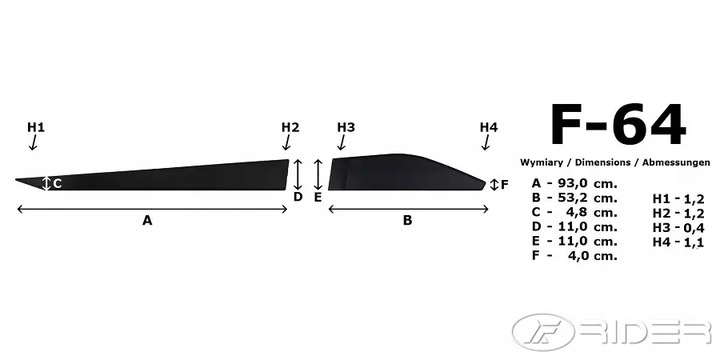 фото №10, Toyota rav4 2019 планки боковые f-64