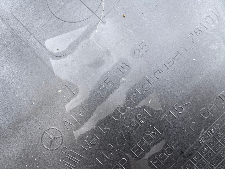 фото №13, Mercedes a w176 amg бампер перед bez pdc bez омывателя org