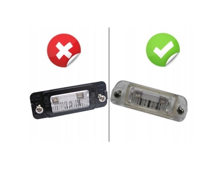 фото №16, Led подсветка номерного знака mercedes gl-class x164 06-12 ml-class w163 98-02