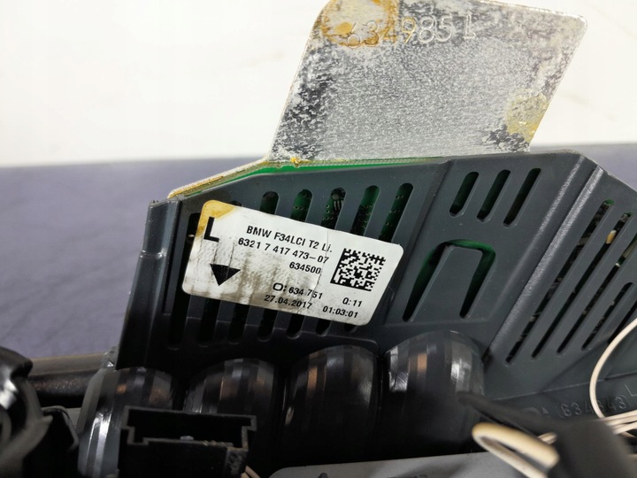 фото №6, Bmw 3 f34 gt лампа зад левая w крышка багажника 7417473