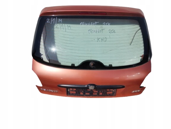 фото №1, Peugeot 206 крышка багажника зад khd