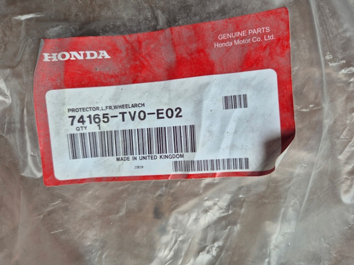 фото №6, Молдинг крыльев левые перед левая honda civic ix 74165-tv0 новая оригинал