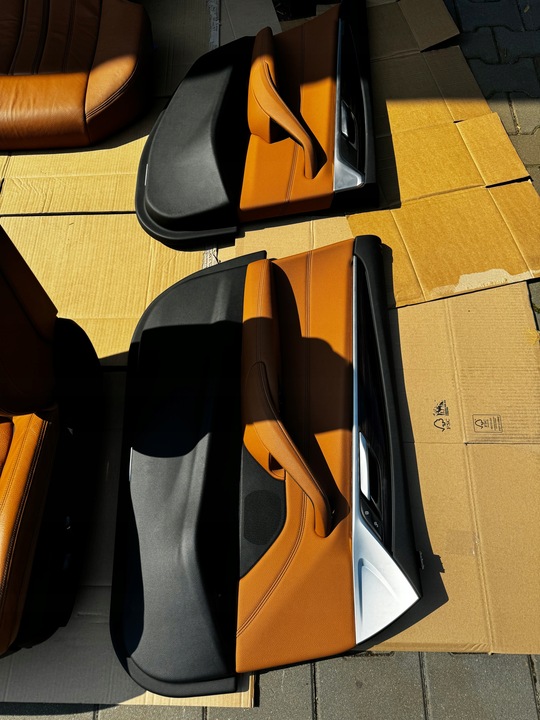 фото №10, Bmw g31 сиденья обивка салон кожа коньяк идеал подогрев