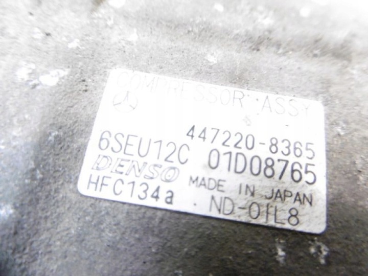 фото №7, Mercedes w168 компресор компресор 1,9 447220-8365