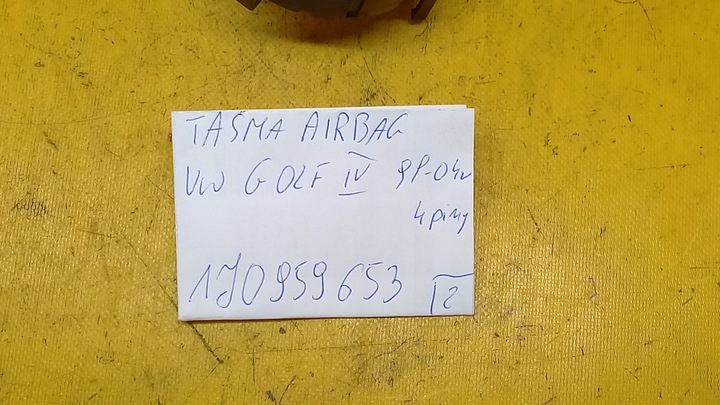 фото №4, Лента подушка безопасности ker.golf iv 99-04r 1j0959653 4контакты