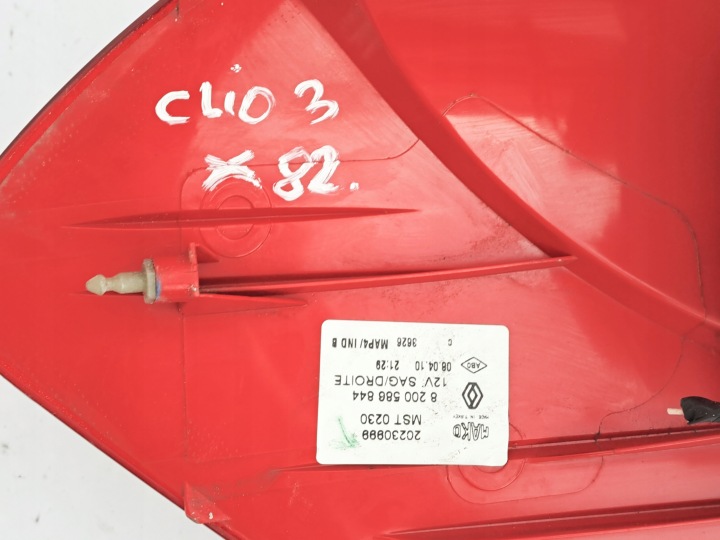 фото №6, Renault clio iii універсал права фара задня 8200588844 x82