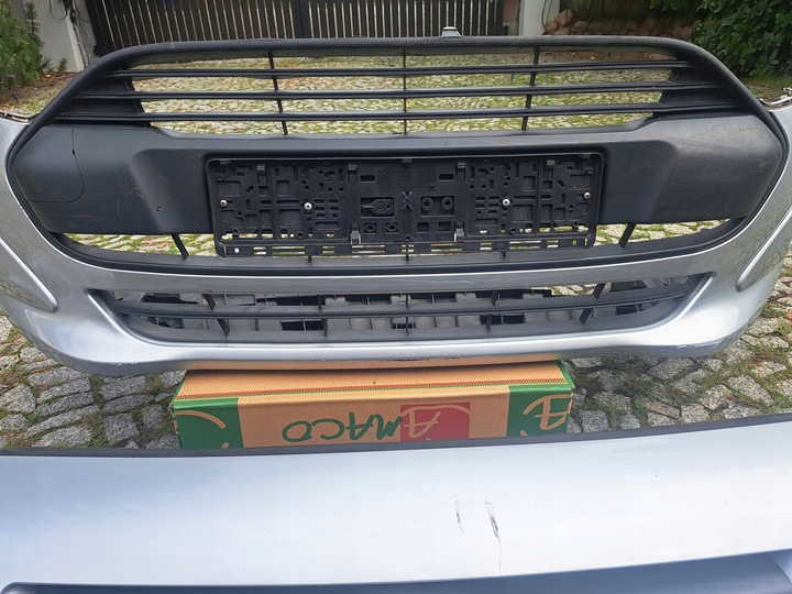 фото №11, Ford connect mk2 13-18 pas переднее бампер решётка радиатора замок лампы перед противотуманные фары