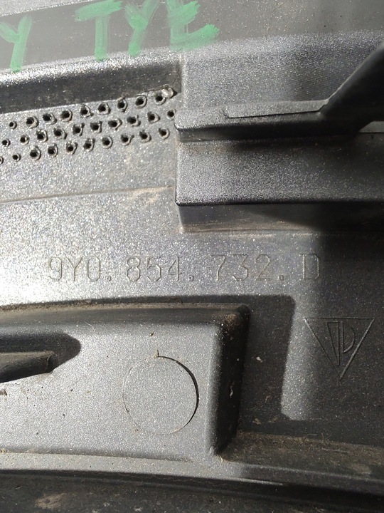 фото №9, Porsche cayenne 9y 9y0 планка накладка крило задня права 9y0854732d m7q