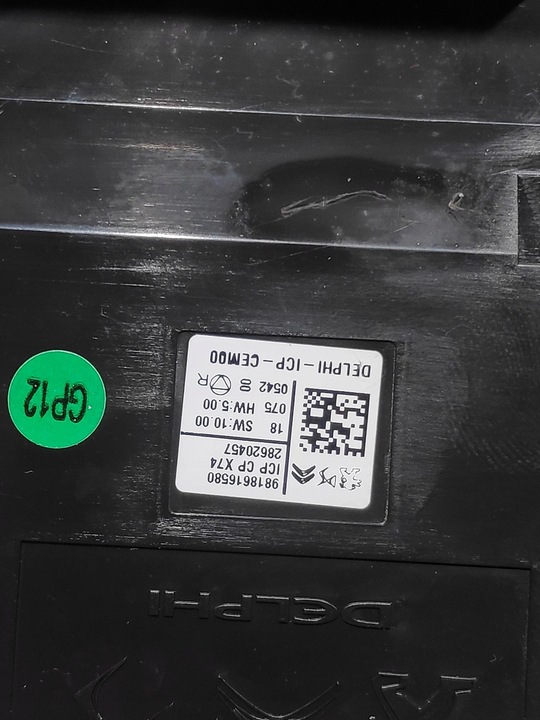 фото №9, Екран дисплей радіо навігації lcd citroen ds7 9818616580