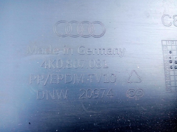 фото №6, Audi a6 c8 защита ремня передней 2017r-