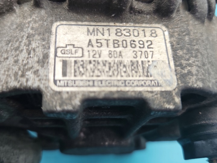 фото №6, Тест генератор mitsubishi lancer vii a5tb0692 mn183018 1.6 16v