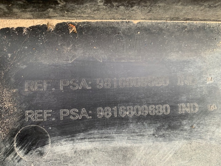 фото №11, Citroen berlingo iv плита пол бампера передней 9816809580