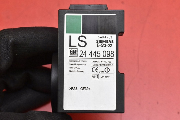 фото №6, Імобілайзер комп'ютер набір 24420621 0261208209 opel corsa c 1.0 12v 60 km 03-06