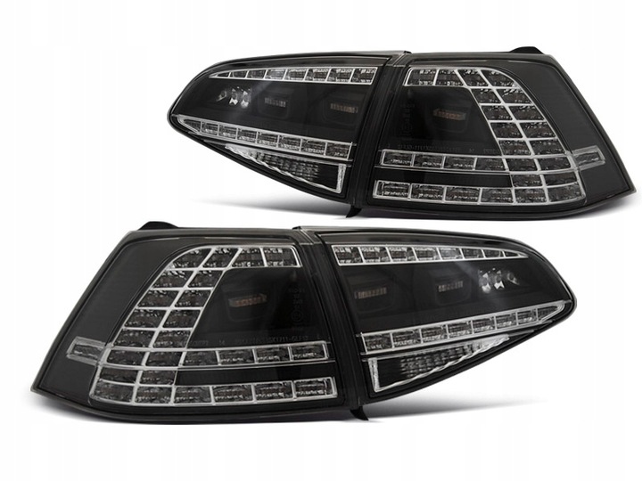 фото №1, Лампы диодные vw golf 7 vii 13-17 чёрный led dts