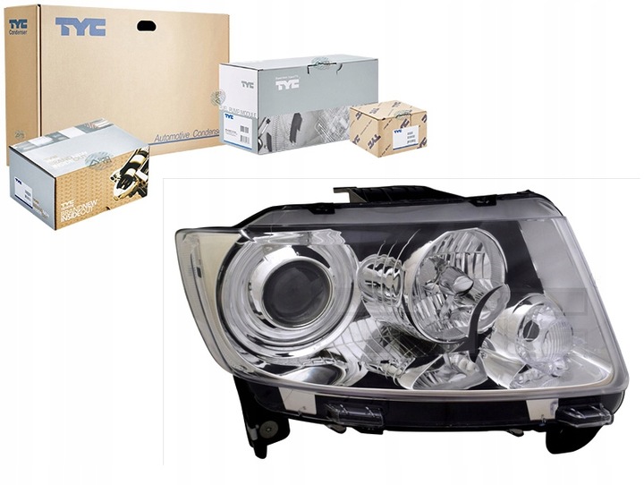 фото №1, Фара l jeep compass grand cherokee iv wk2 10.10-11.16 tyc