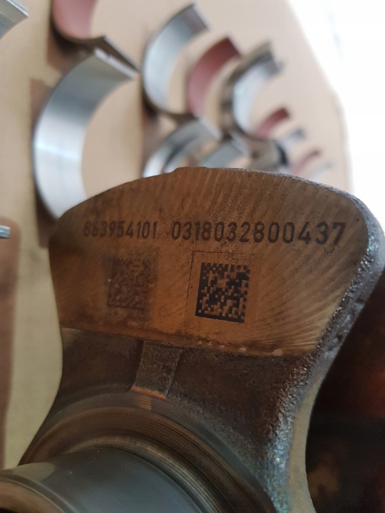 фото №15, Wał коленчатый вкладыши 863954101 bmw f30 f33 f36 g20 g21 2.0b b48b20b