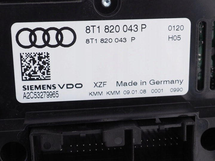 фото №15, Audi панель клімат 8t1820043p